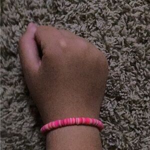 Pink confetti bracelet WATERPROOF HANDCRAFTED